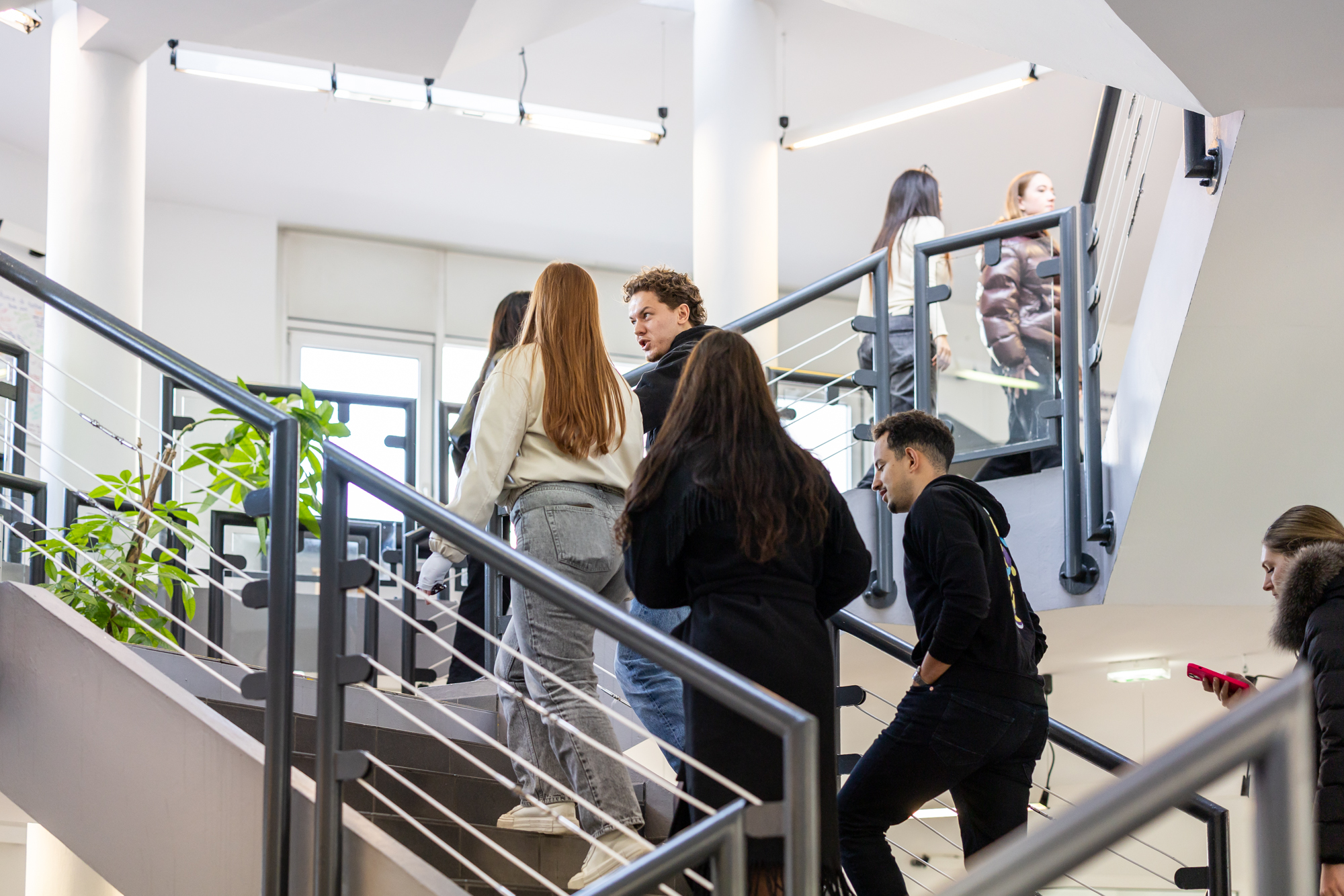 Apprenants sur le campus de Metz Technopole